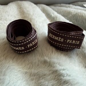 2 Brown Hermes Ribbon